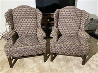Pair of Sherrill Wingback Chairs