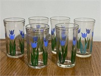 6 Blue Tulip Swanky Swigs Glasses
