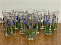 10 Blue/Purple Tulip Swanky Swigs Glasses