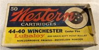 Western cartridges, 44–40 vintage box full