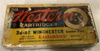 Western, 38–40 Winchester ammo full box