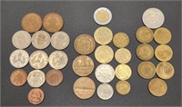 Foreign Coins France Germany England Mexico