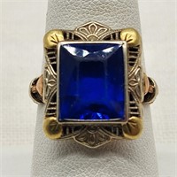14K Gold Edwardian 1920s Ring w/ Spinel