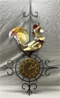 Ravencrest Rooster MCM Clock