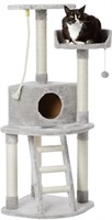 NEW Cat Condo Tree Tower Scratch Post/Step Ladder