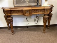 Very fine stately ornate foyer table