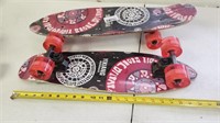 New Lot of 2 Power Rider Skateboards 31x8in