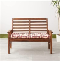 2-Tufted Outdoor Patio Bench Cushions 44 x18x4in
