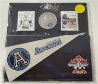 2012 GREY CUP STAMP & COIN SET