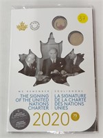 UNITED NATIONS CHARTER 75th ANNIVERSARY COIN SET