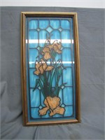 Framed Stained Glass Window