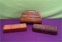 Wood Nicknack Storage Boxes, 1 From India
