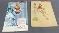 2 Girlie Pin Up Calendars ‘40’s Withers,McPherson