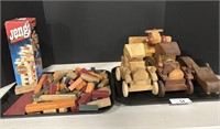 Wooden Vehicles and Blocks.