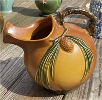 Roseville 1321 Pinecone Pitcher