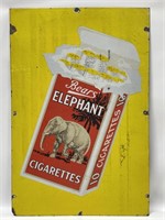 Bears Elephant Cigars Porcelain Advertising