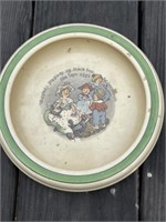 German Baby Plate