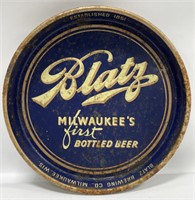 Vintage Blatz Beer Tin Advertising Beer