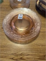 Tiffin glass plates (5)