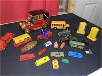 Old toy lot some metal