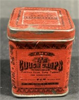 Antique Cough Drop Advertising Tin, York, PA.