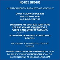 Please read before placing bids at this auction