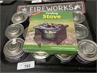 Coleman Folding Stove and Fuel.