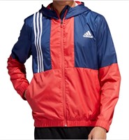 Adidas Axis Wind Jacket Full Zip - Red Blue Mens S