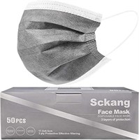 SCKANG DISPOSABLE FACE MASK GREY 50PCS