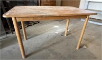 30" x 4' Maple Work Table
