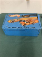 1975 MATTEL HOT WHEELS SUPER RALLY CASE AND CARS