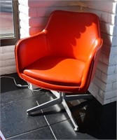 Red Mid-Century Chair