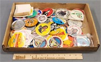 Vintage Buttons; Stickers & Pinbacks