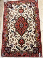 Hand Knotted Persian Tabriz Rug 4x2.6  #4859