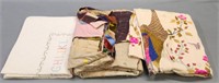 Crazy Quilt & Embroidered Textiles Lot
