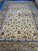 Hand Knotted Persian  Kashan Rug 9x12 #4854