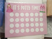 Princess Potty Training Chart & Stickers