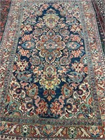Hand Knotted Persian  Sarouk Rug 4x6.5 ft  #4850