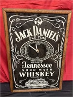 Jack Daniels old time, whiskey clock