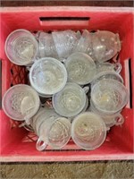 Estate lot of punchbowl cups