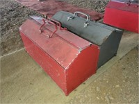 Lot of 2 Heavy duty toolboxes