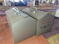Lot of 2 Heavy duty toolboxes
