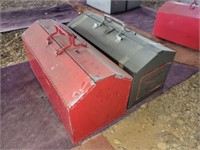 Lot of 2 Heavy duty toolboxes