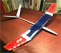 Red White and Blue Model Plane