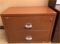 FIRE KING 2 DRAWER LATERAL FIRE FILE