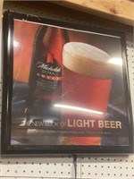 Michelob ultra light beer sign, could not get to