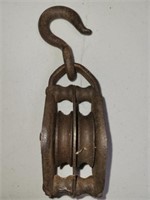 Vintage Cast iron pulley