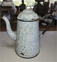 Vintage enamel teapot