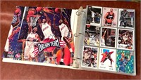 Basketball Trading Cards in Binder