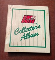 Football Collectors Cards in a Binder